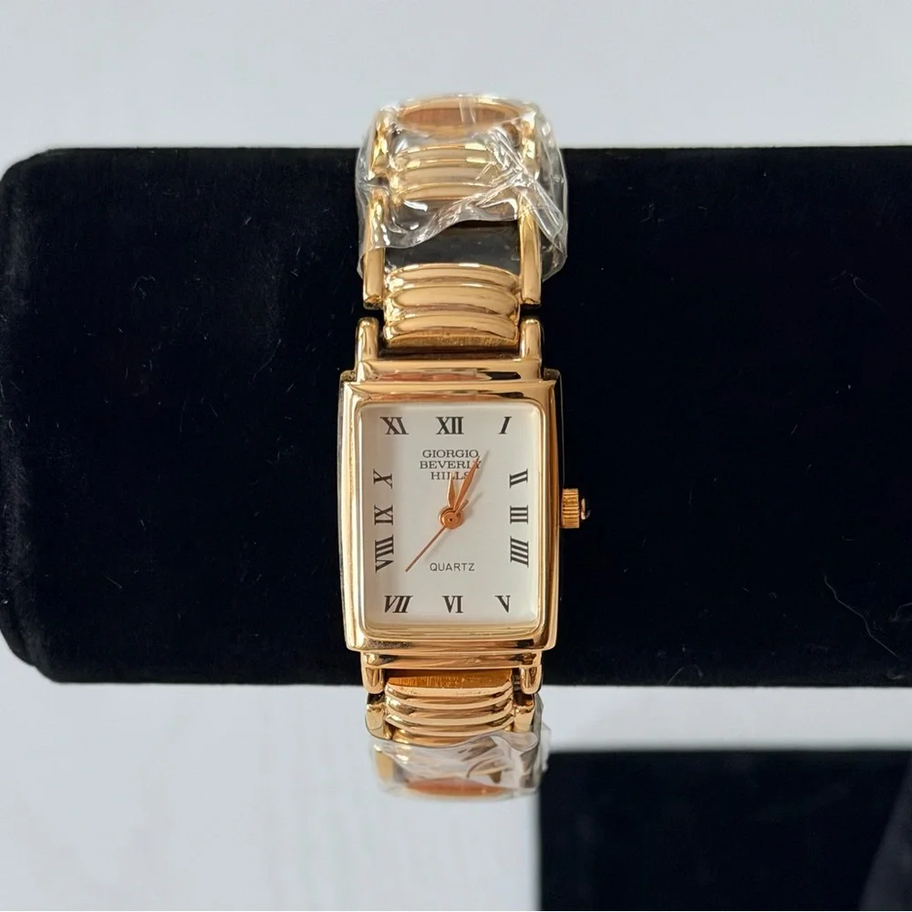 Giorgio Beverly Hills Women’s Quartz Gold-Tone Watch